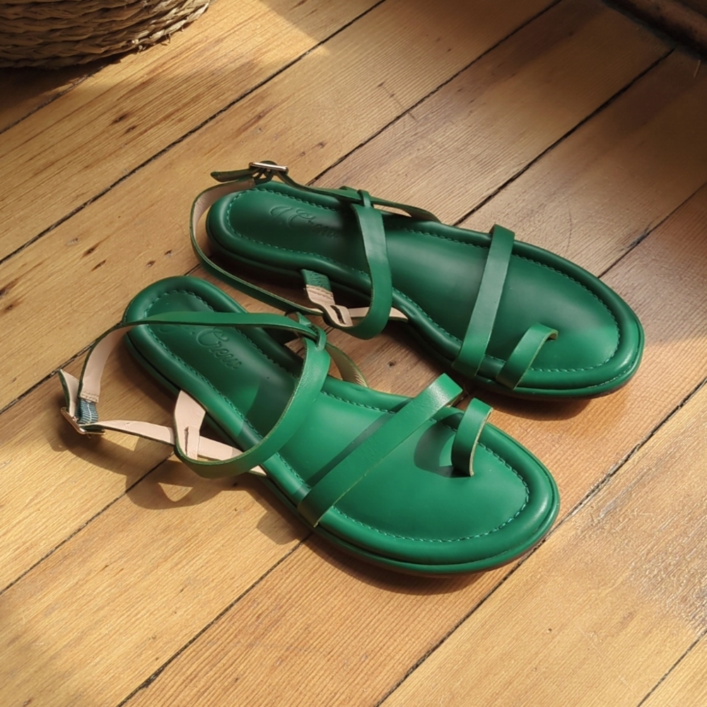 J. Crew Menorca leather sandals